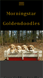 Mobile Screenshot of morningstargoldendoodles.com